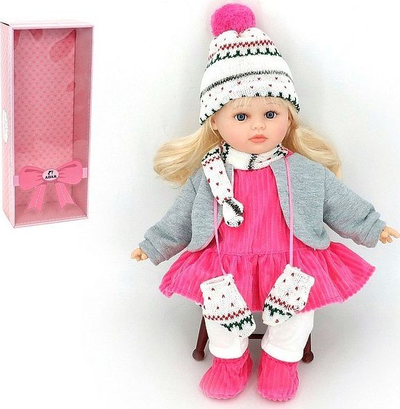 Adar Lalka Dziewczynka Zima z Dźwiękiem w Pudełku