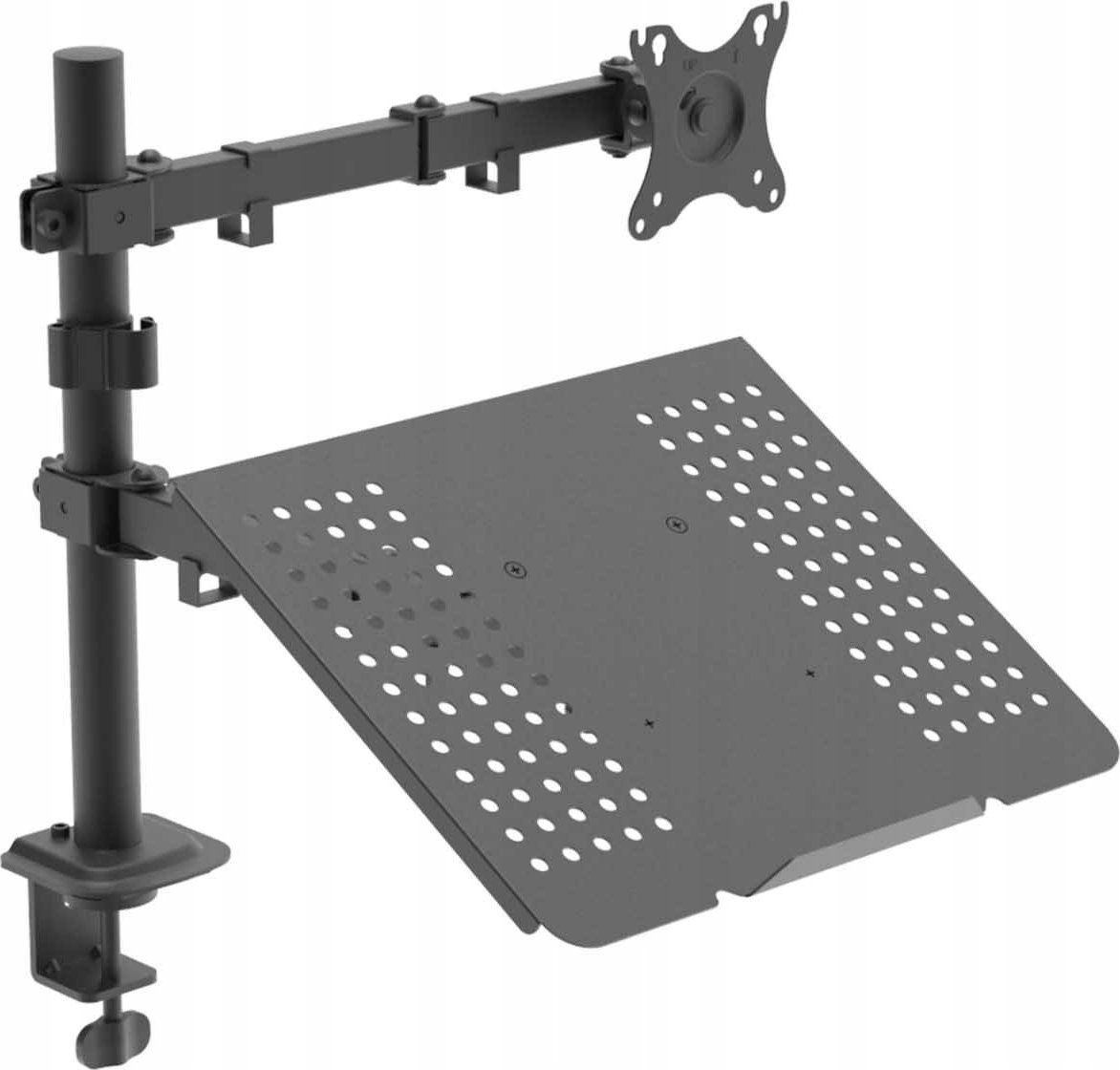 Akyga Uchwyt biurkowy do monitora i laptopa Akyga AK-MB-04 regulowane ramię 10kg VESA 75x75mm / 100x100mm 15-32"