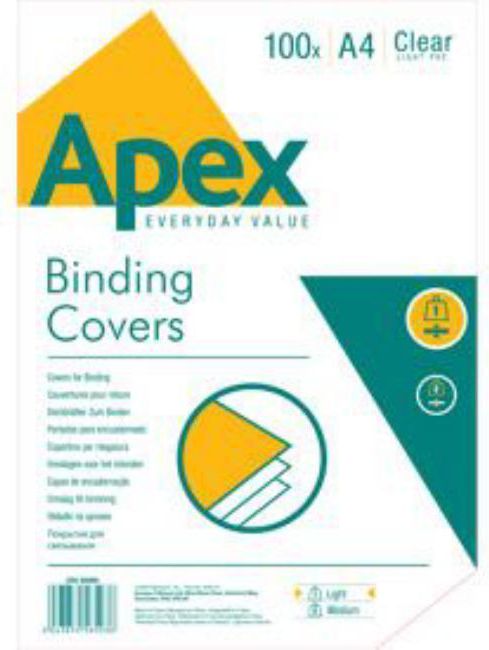 Fellowes APEX - okładki przezroczyste Light A4, 100 szt. (6500001)
