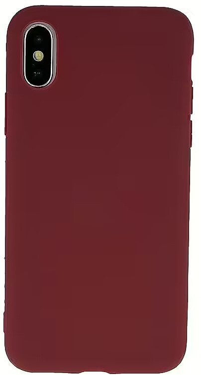 Mocco Ultra Slim Soft Matte 0.3 mm Silicone Case for Samsung Galaxy A21 Dark Red