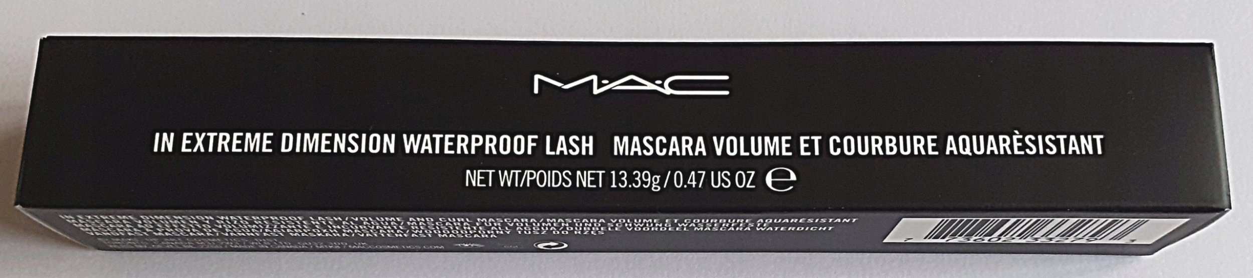 MAC MAC MASCARA IN EXTREME DIMENSION WATERPROOF LASH DIMENSIONAL BLACK 13,39g