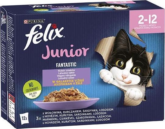Purina Karma Felix Fantastic Junior Kurczak 12x85g