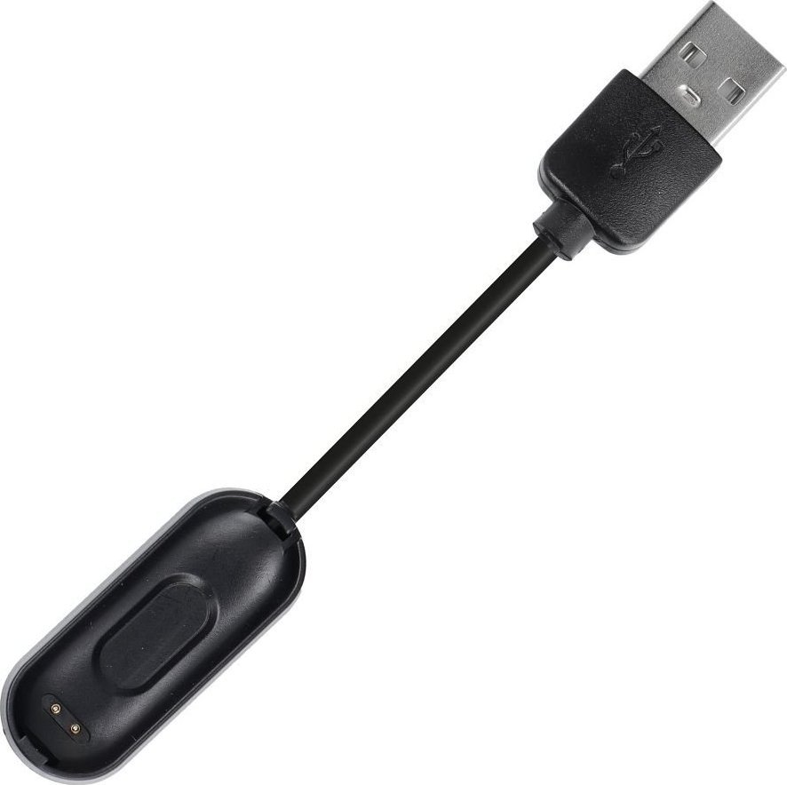 Braders Kabel USB do ładowania Xiaomi Mi Band 4 151cm czarny