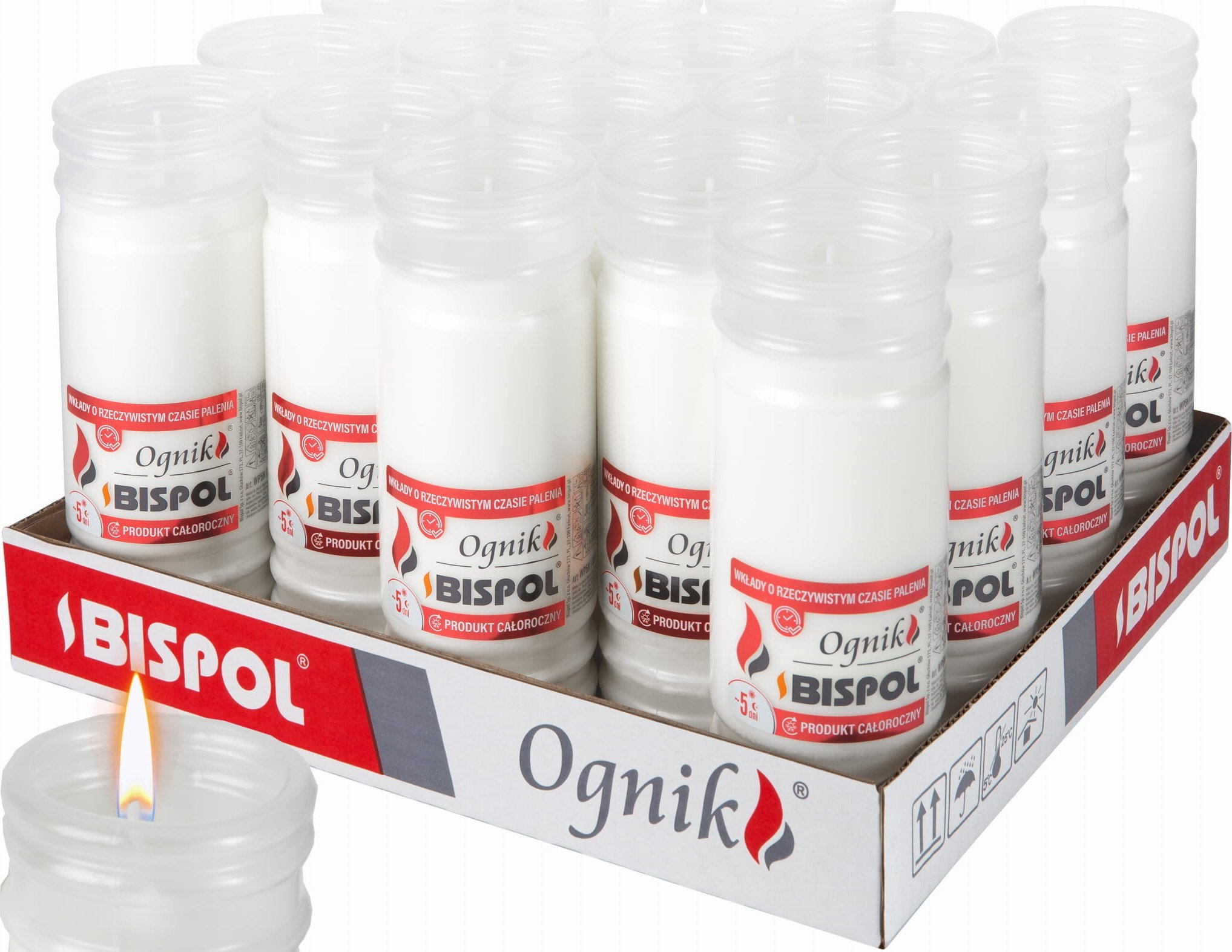 Bispol BISPOL - Wkład Zalewany Ognik WP5N - 18 szt.