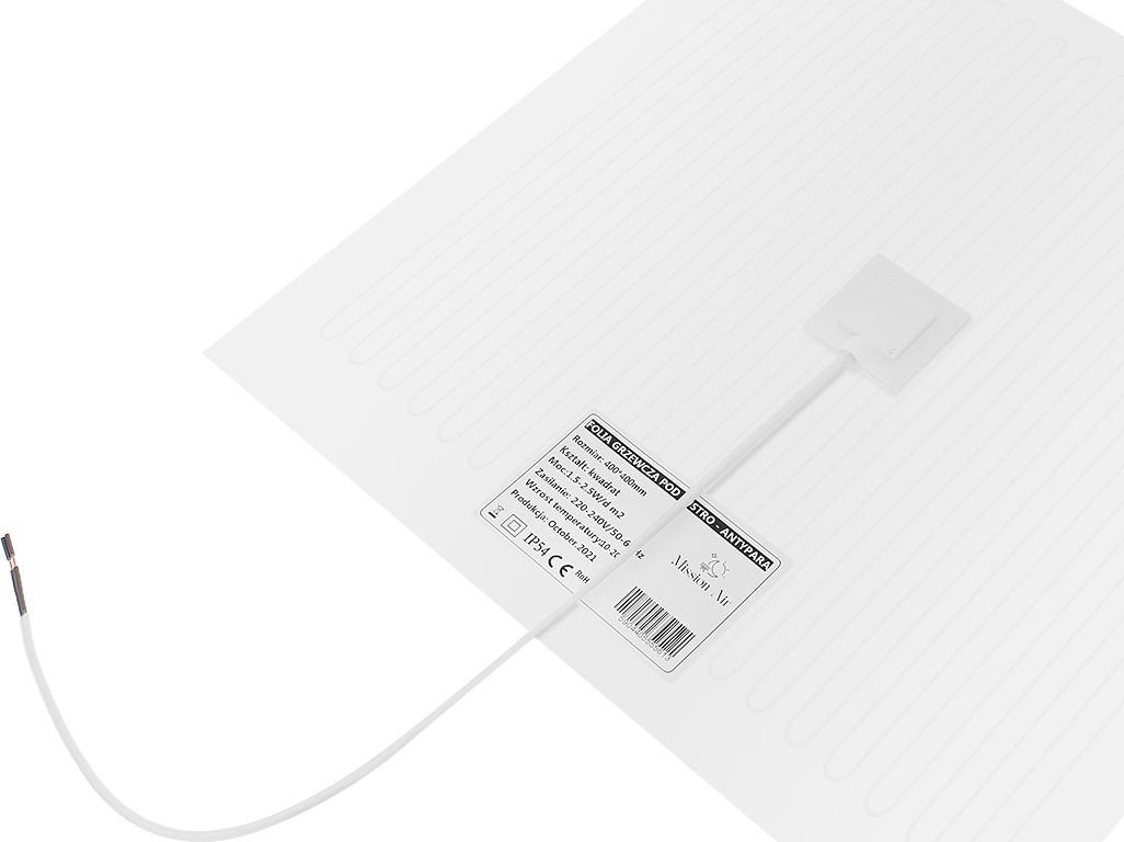 Mission Mata Folia grzewcza antypara POD LUSTRO 80x80