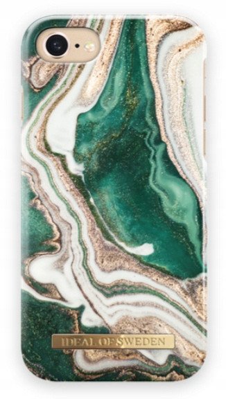 iDeal Of Sweden Etui Do Apple iPhone 7 / 8 / SE 2020 Golden Jade Marble one size