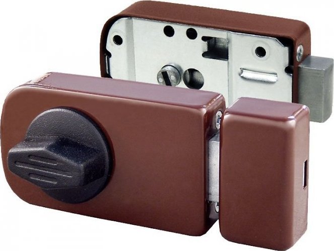 ZAMEK NAWIERZCHNIOWY MINOS Z WKŁADKĄ 50MM BIAŁY