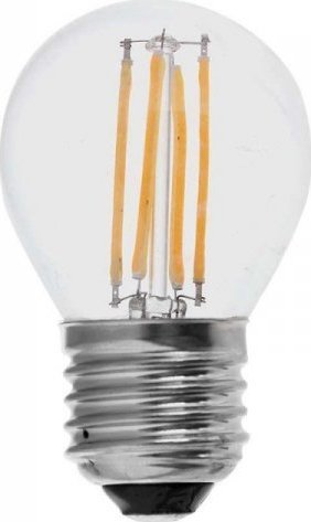 V-TAC Żarówka LED V-TAC 4W Filament E27 G45 P45 Kulka VT-1980 6500K 400lm