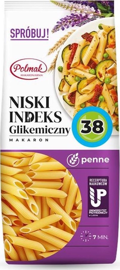 Pol-Mak Polmak Makaron penne z niskim indeksem glikemicznym 250 g