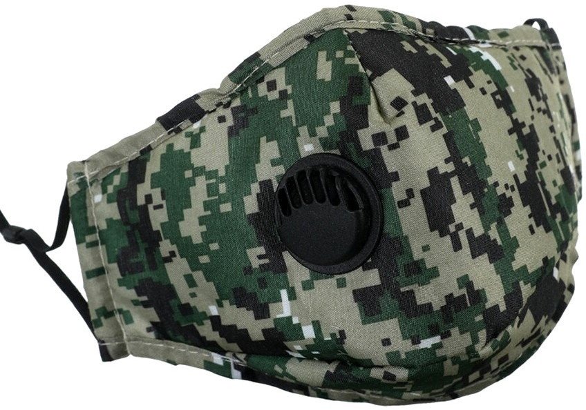 KOMPLET Maska MORO + 3x FILTR HEPA PM 2.5 WĘGIEL