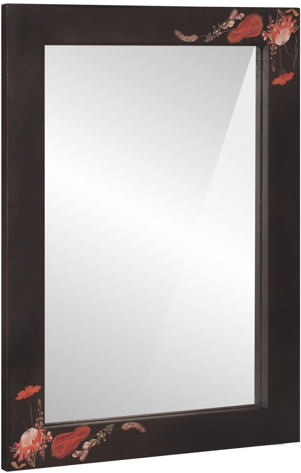 vidaXL Lustro ścienne Wielokolorowe 70 x 50 x 3 cm Szklane