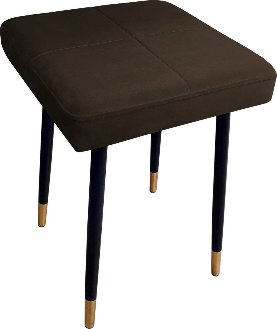 Atos Taboret MAX MG05 brąz podstawa czarna/złota
