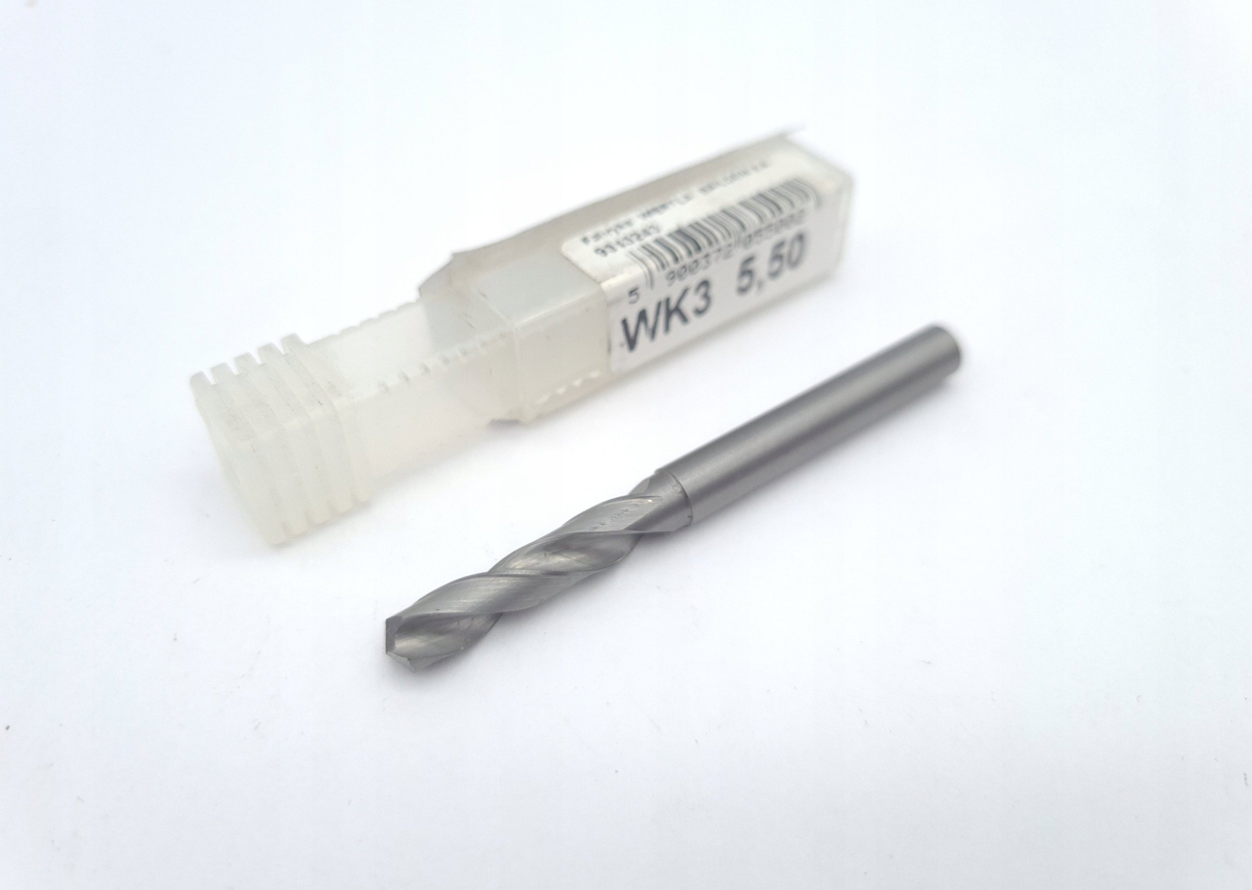 Wiertło węglikowe Baildon DIN 6537 K WK3 5,5 mm, VHM TiAlN, 66-28 mm