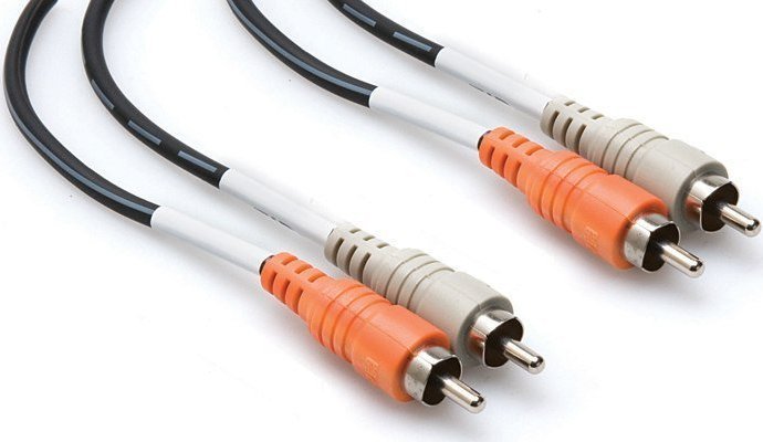 Kabel Hosa RCA (Cinch) x2 - RCA (Cinch) x2 2m czarny (CRA-202)