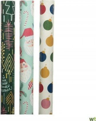 Kaemingk Papier do pakowania prezentów świąteczny 200x70 cm