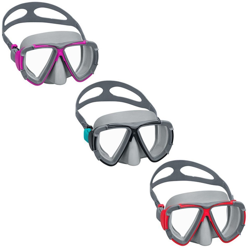 Bestway Dziecięca Maska do Nurkowania z Anatomicznym Paskiem Kolor Losowy +3 lata Plaża i Basen 22048