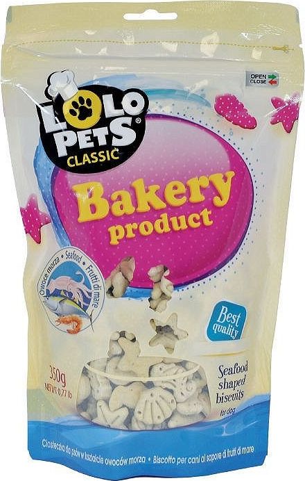 Lolo Pets Classic Ciastka Dla Psa Owoce Morza W Folii Doypack 350g