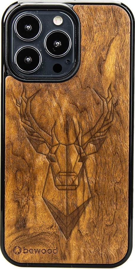 BeWood Drewniane Etui iPhone 13 Pro JELEŃ IMBUIA