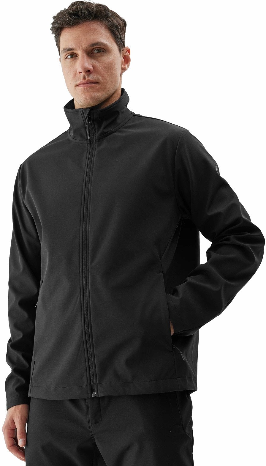 Sofshell 4F czarny męski kurtka przejściowa windstopperr M