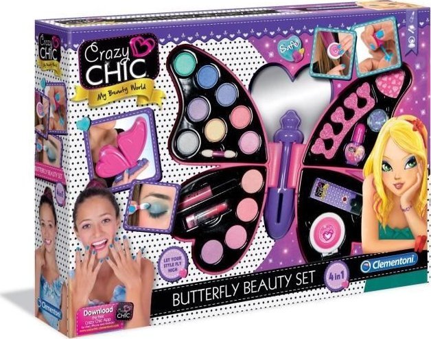 Clementoni CHILDRENS MAKEUP KIT CRAZY CHIC 15994
