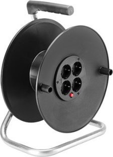 Bachmann Bęben kablowy BACHMANN 4-kanałowy pusty, bez kabla, tworzywo sztuczne