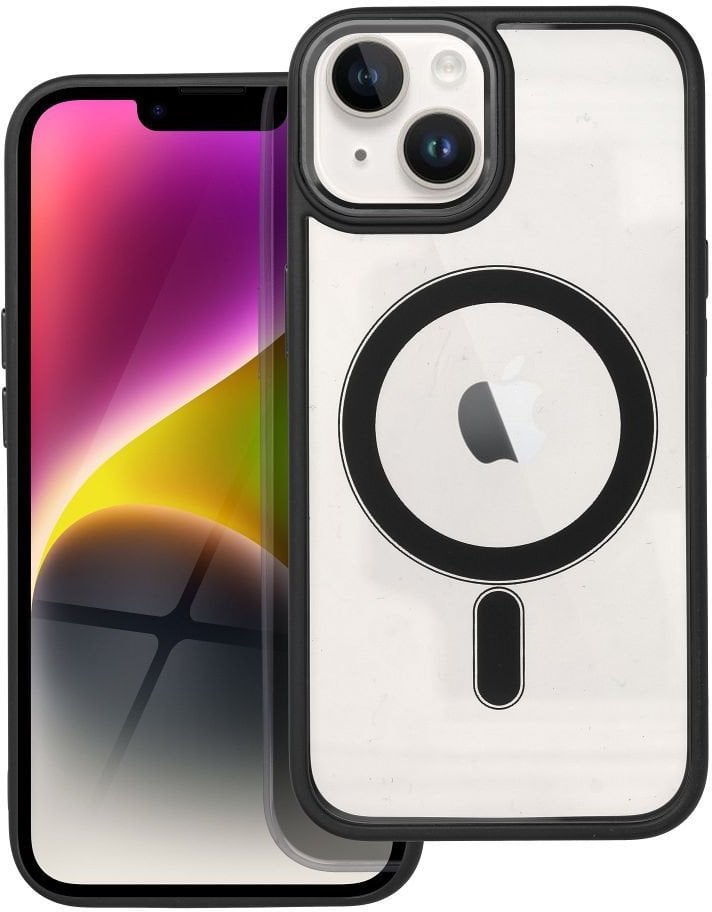 Futerał COLOR EDGE MAG COVER kompatybilny z MagSafe do IPHONE 14 czarny