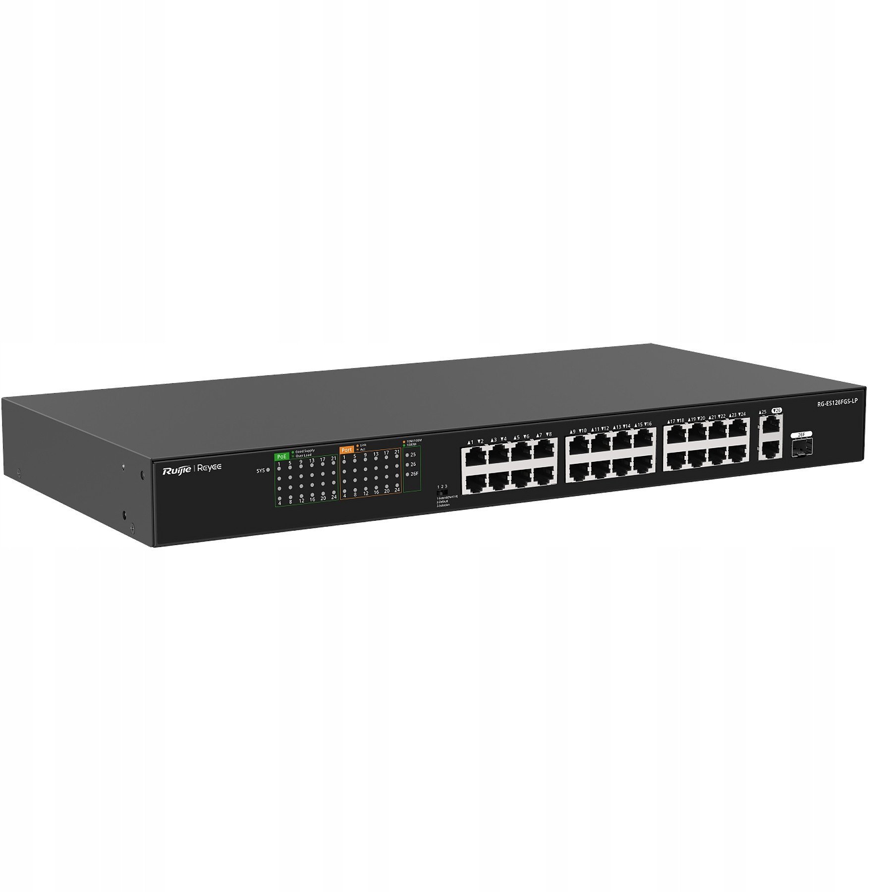 SWITCH POE RG-ES126FGS-LP 24-PORTOWY REYEE