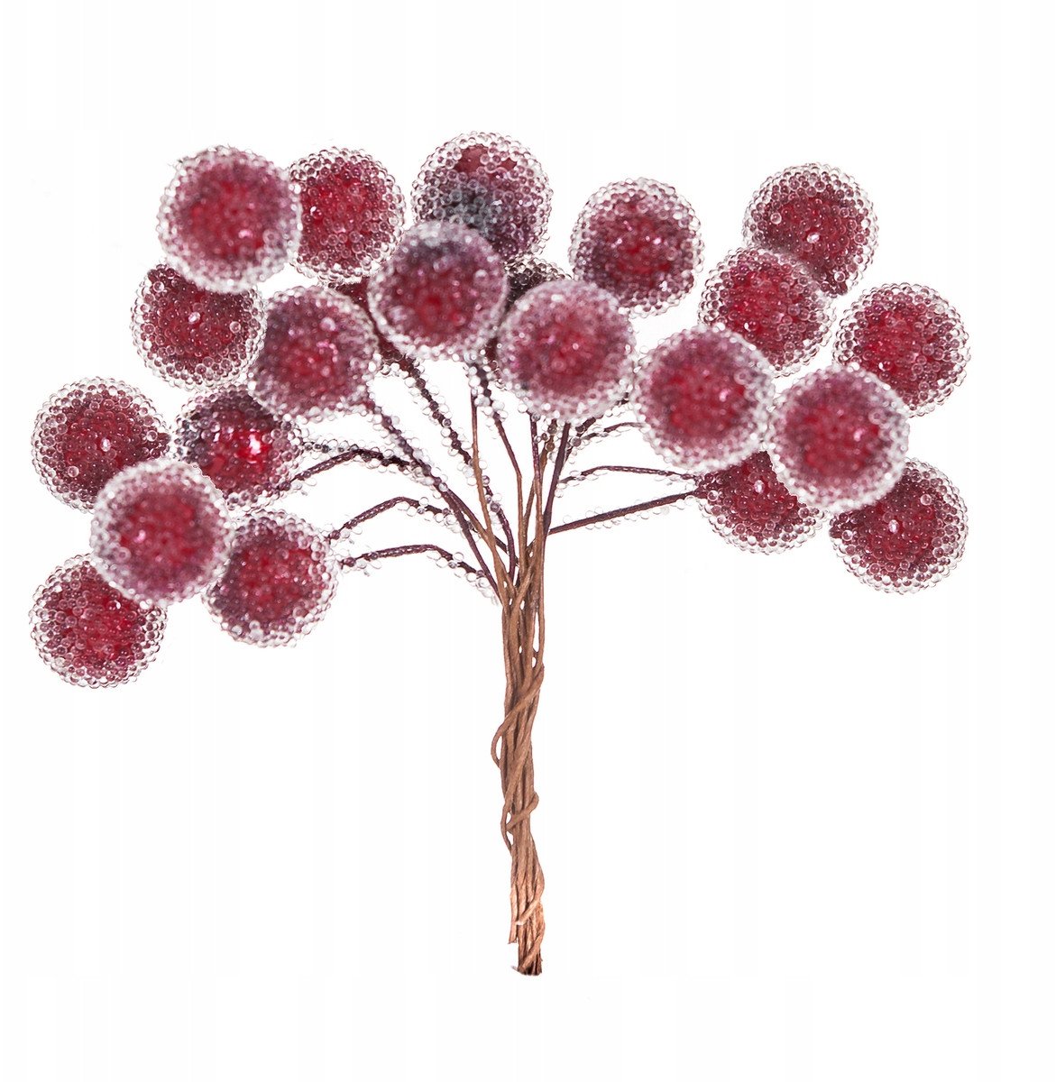 Szronione jagody czerwone 2 wiązki