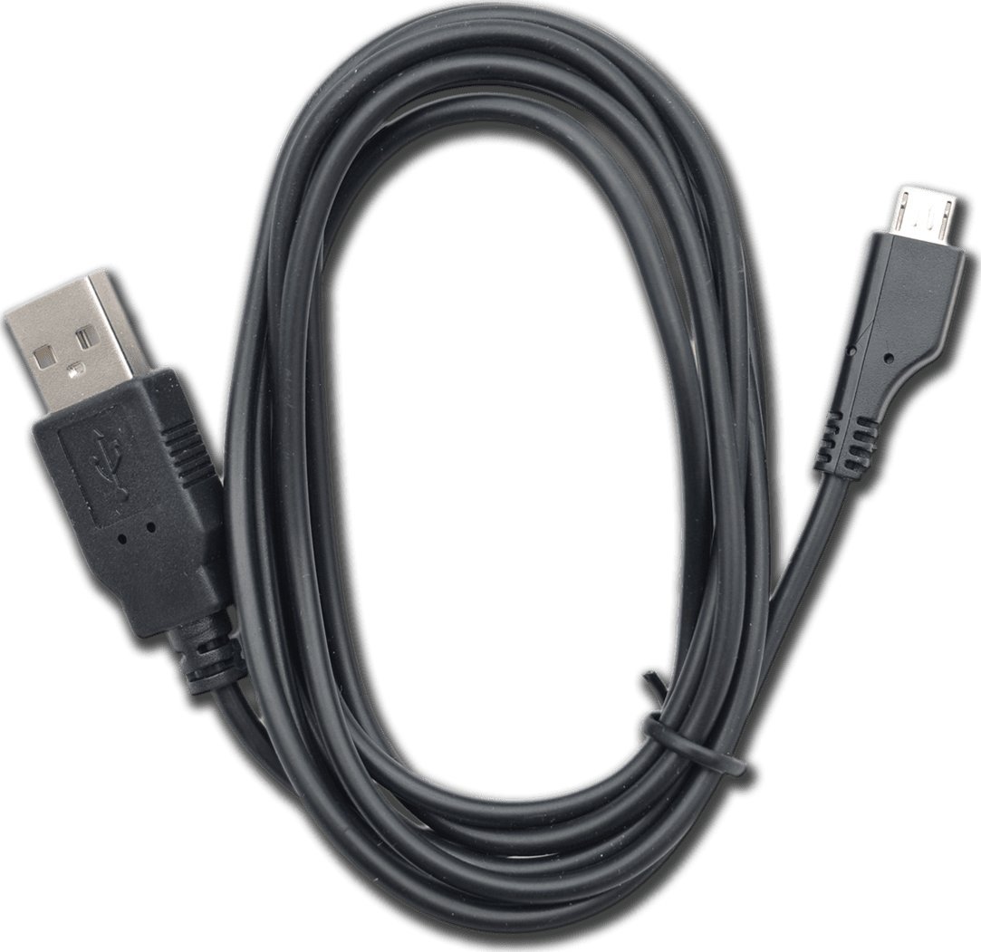 Kabel USB 2GO USB-A - microUSB 1 m Czarny (793878)