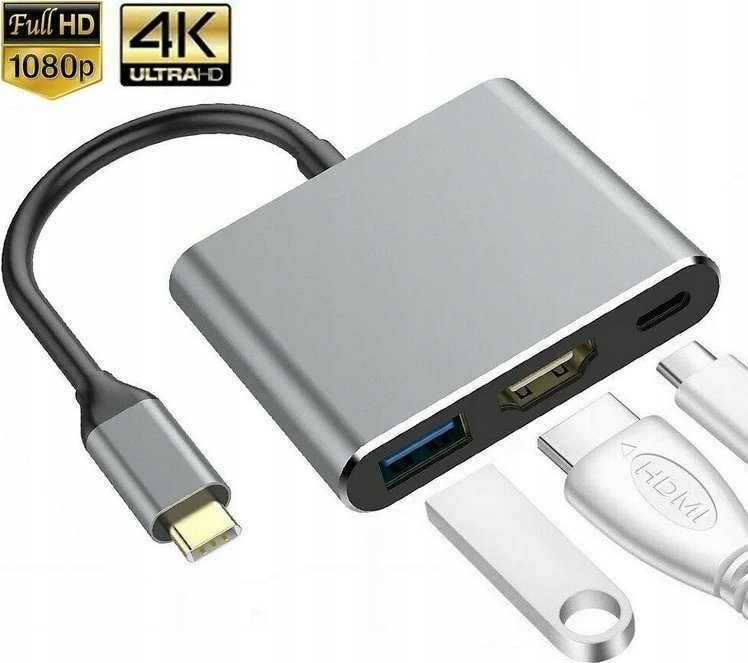 Adapter USB Platinet Platinet adapter Multimedia 3in1 (45984)