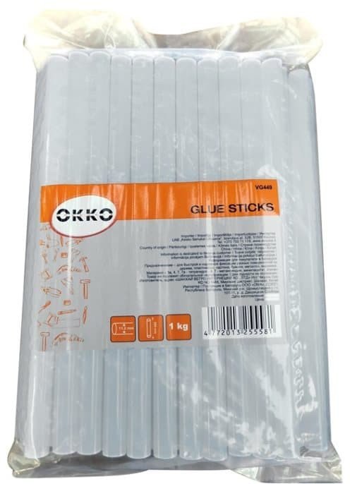 GLUE STICKS COLORLESS 11.2X200MM.1KG
