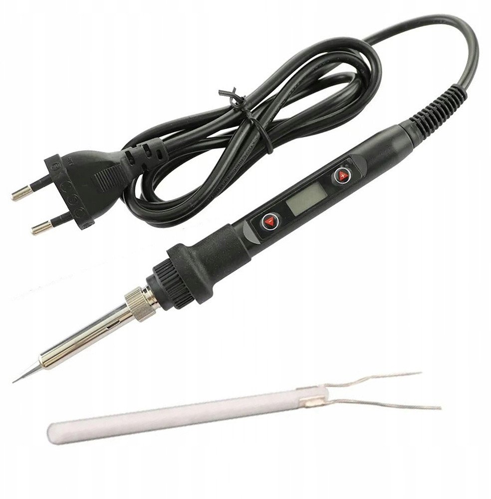 PROFESJONALNA LUTOWNICA PRECYZYJNA KOLBOWA Z WYŚWIETLACZEM 80W + GRZAŁKA