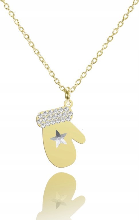 Radziszewska Jewellery Pozłacany Naszyjnik z RĘKAWICĄ Dedykacja GRATIS