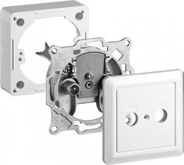 Goobay Zestaw: podwójne gniazdo antenowe wtykowe/końcowe - Zużycie Jednostka