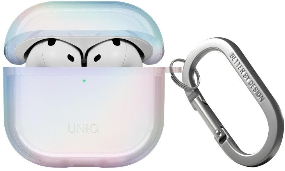 Etui UNIQ Iridescia do AirPods 4 Hang Case holo quartz