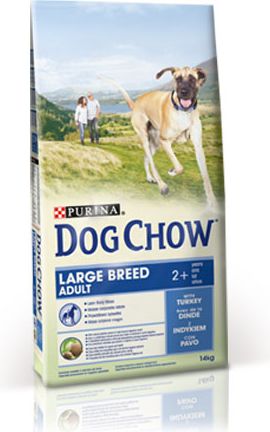 Purina Dog Chow Large Breed Adult Indyk -14 kg
