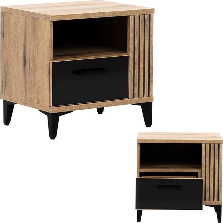 BogFran Szafka nocna L/P z szufladą Nakastlik ARIS AS15