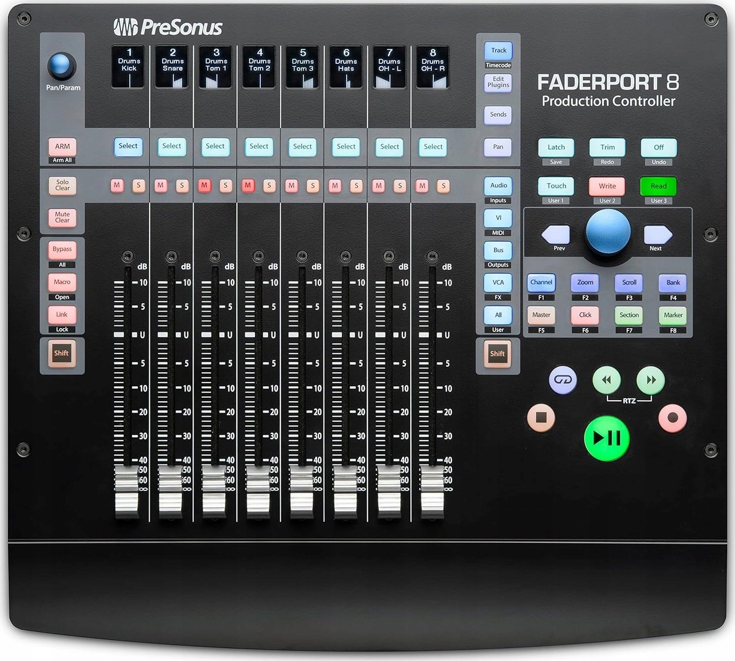 PreSonus PreSonus FaderPort 8, 8-Fader DAW Mix z pakietem oprogramowania NOWY!