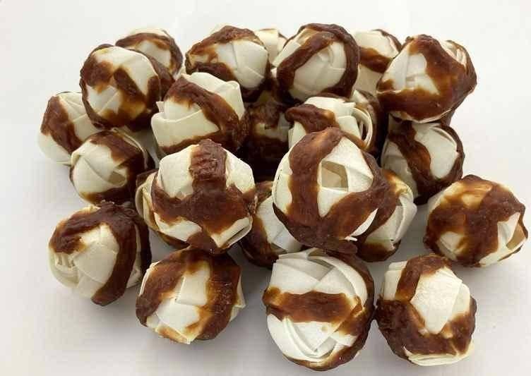 ALDA ALDA G035 PIŁKA w MIĘSIE Z KACZKĄ 500g