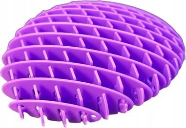 LeanToys Zabawka Fidget Fioletowa Antystresowa Elastyczna Sensoryczna 10cm