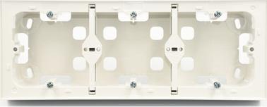 Efapel EFAPEL PUSZKA NATYNKOWA POTRÓJNA BIAŁA 10995 ABR