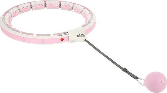 HMS HHW06 PINK HULA HOP Z WYPUSTKAMI I OBCIĄŻNIKIEM + LICZNIK HMS