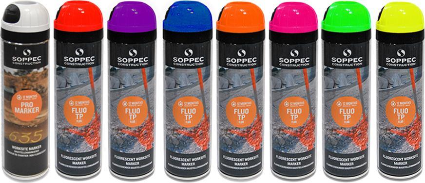 Soppec Spray geodezyjny Soppec FLUO TP