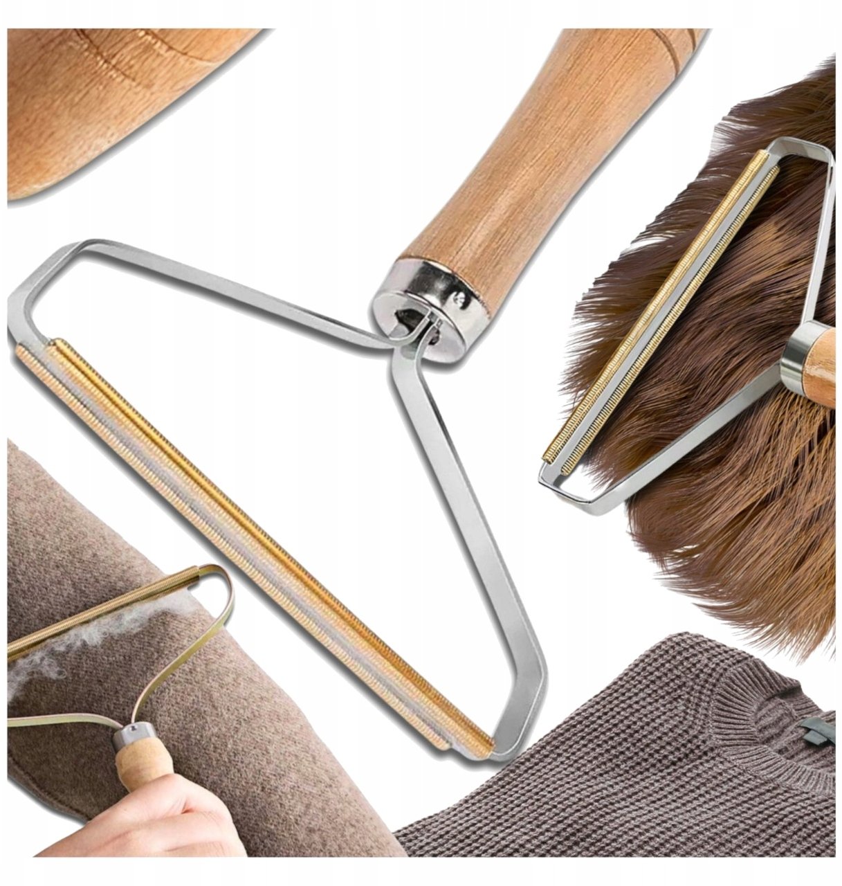 GOLARKA DO USUWANIA SIERŚCI Z UBRAŃ KANZA