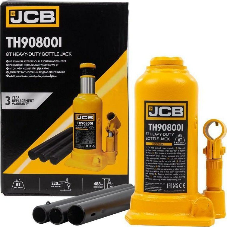 JCB JCB PODNOŚNIK HYDRAULICZNY SŁUPKOWY 8T (H MIN 220mm, H MAX 488mm)