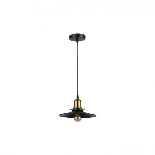 Oprawa wisząca E27 Loft x1 czarna+złota