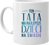 Koszulkowy Ten tata ma najlepsze dzieci na świecie - kubek z nadrukiem