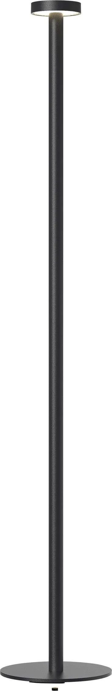 Lampa podłogowa Sompex Sompex BORO black Battey-oper. Outdoor Floor Lamp