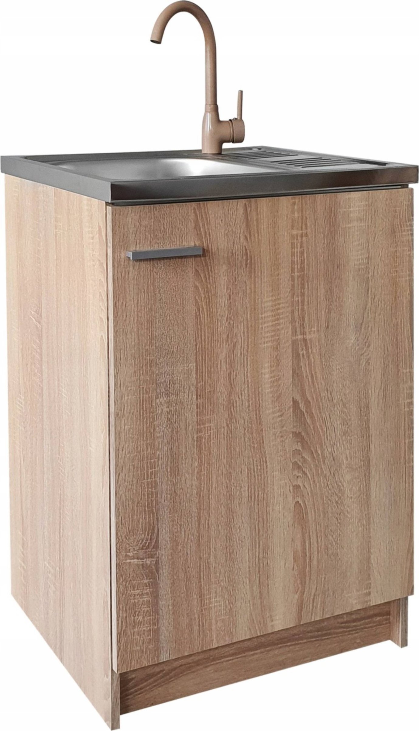 Szafka pod zlewozmywak zlew deante 60 x 50 + bateria + syfon beż