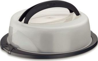 Kela Pojemnik na ciasta okrągły z pokrywą Kela, śred. 32 x 10 cm, szary